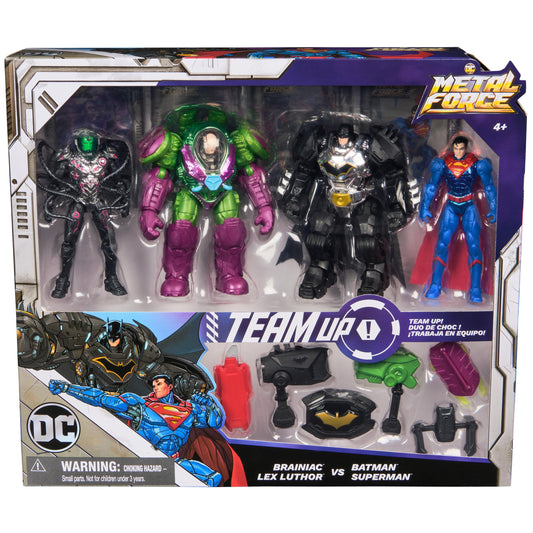 DC Comics Metal Force Lex Luthor figure with armor for dramatic battles