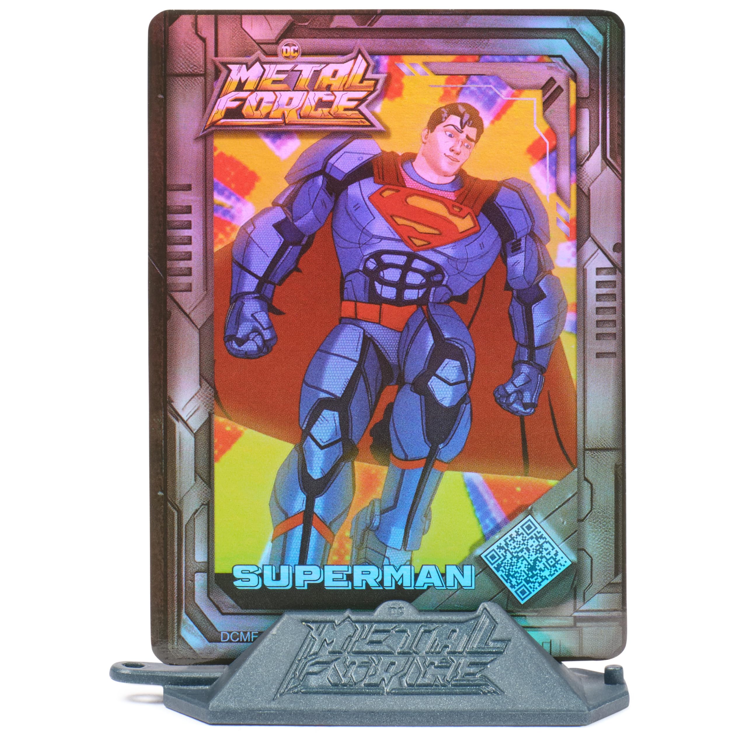 DC Comics Metal Force packaging and display setup showcasing the duo.