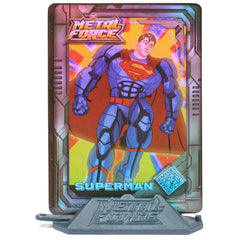 DC Comics Metal Force packaging and display setup showcasing the duo.