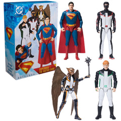DC Comics Superman figure front view for imaginative play and heroic storytelling.