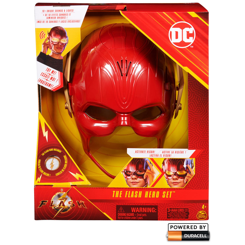 DC Comics The Flash ring accessory adds authentic superhero detail