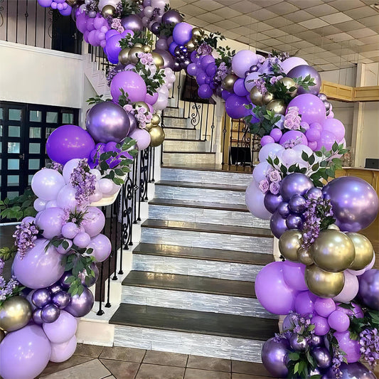 DCJHFJ gold metallic balloons pack adds luxury shimmer to celebrations
