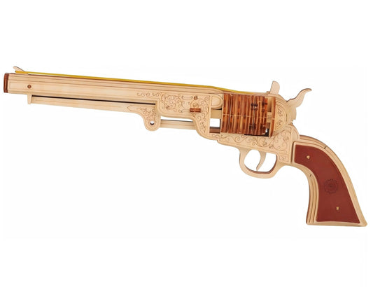 DCLFIRMX M1851 wooden puzzle gun internal mechanisms showcase precise craftsmanship and realism.