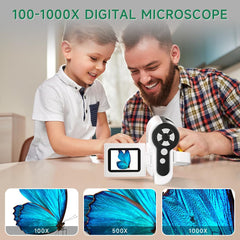 Dcorn Kids Microscope 2-inch LCD display for clear real-time viewing