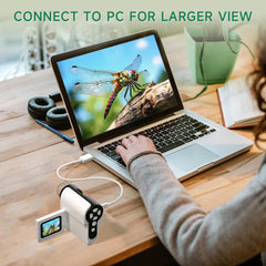 Dcorn Kids Microscope adjustable LED lighting for bright illumination
