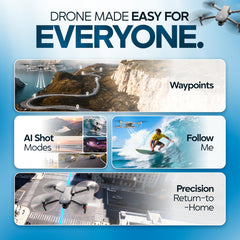 AI Follow Me feature keeps subjects in frame with the Volo X EZ.