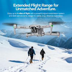 Night mode LED on the Volo X EZ enables low-light flights.