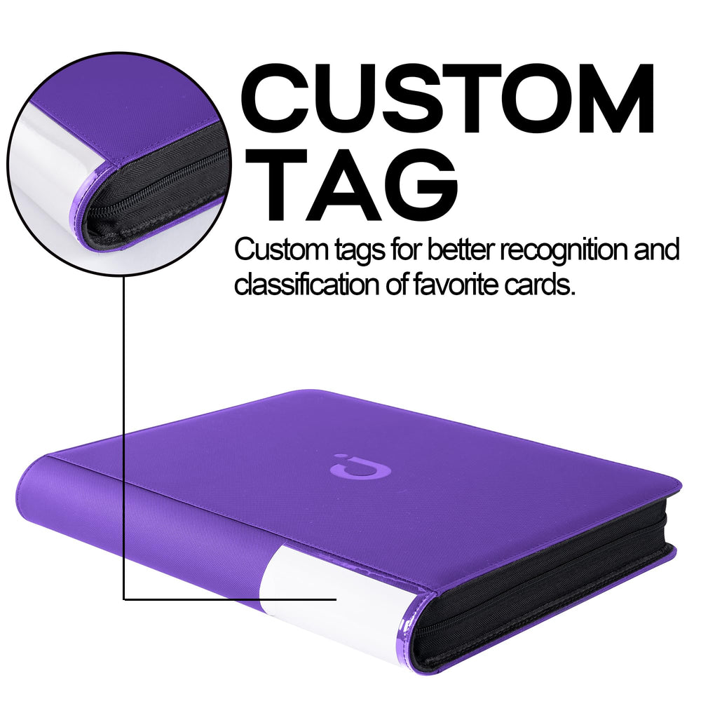 D DACCKIT 8-pocket pages support easy organization and fast browsing.