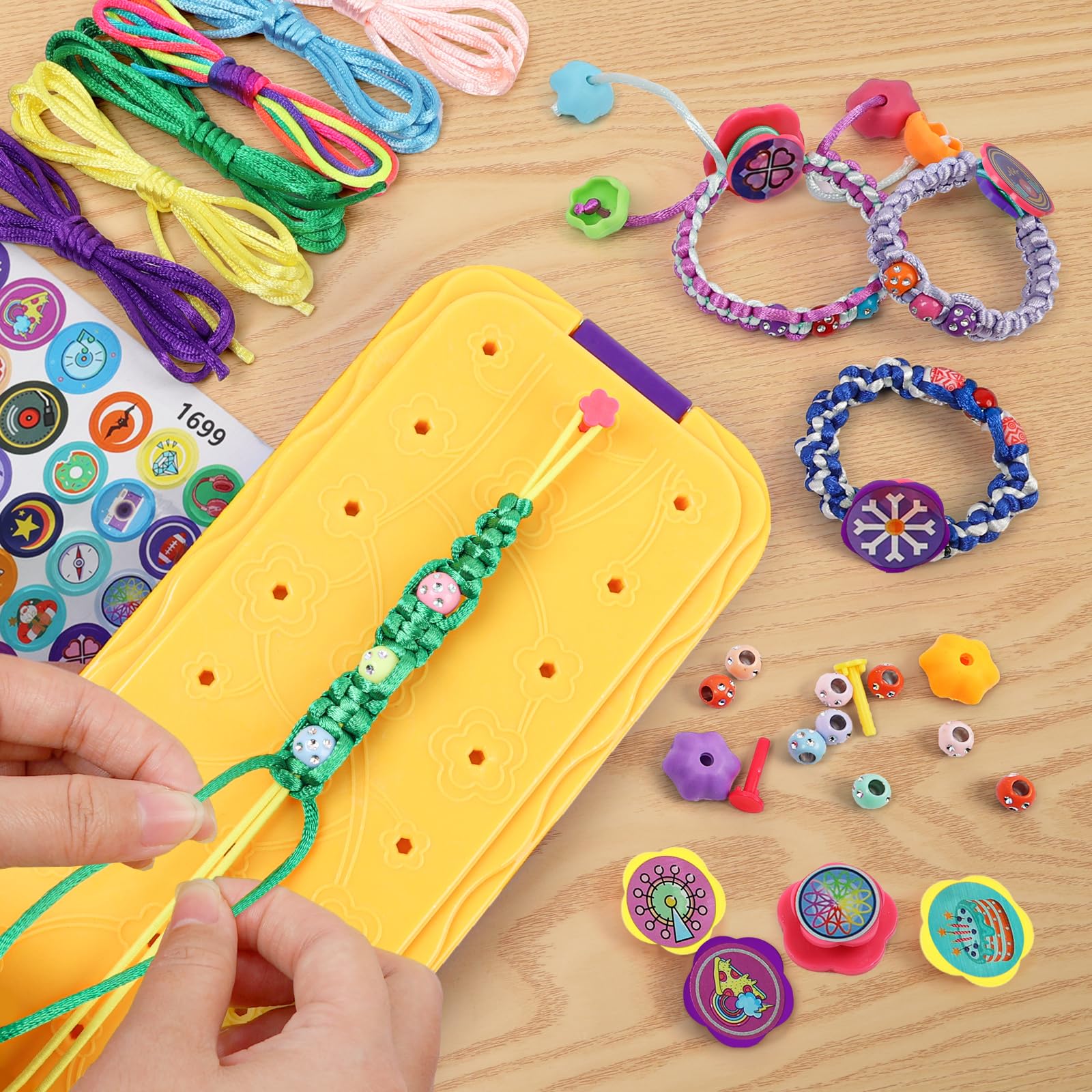 DDAI bracelet kit clasps provide secure closures for durable bracelets
