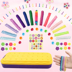 DDAI bracelet kit storage tin keeps supplies organized for easy projects
