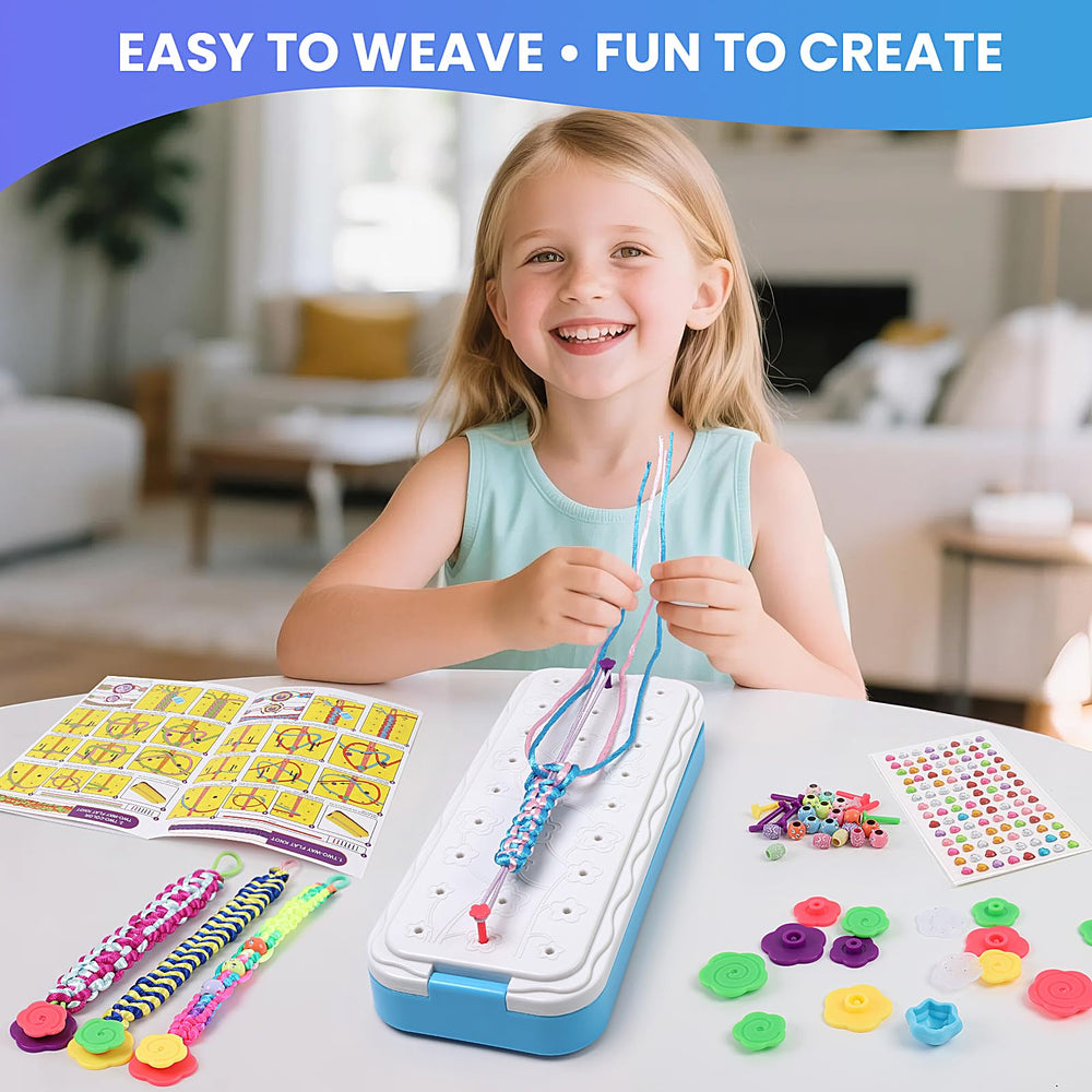 DDAI loom box setup image highlights steady threading for smoother making