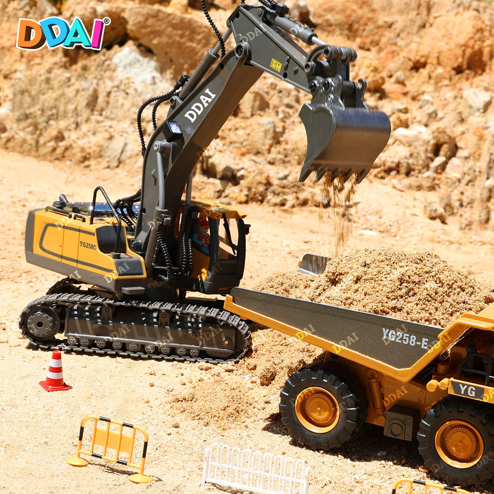 DDAI rubber tracks grip sand and dirt during outdoor use.