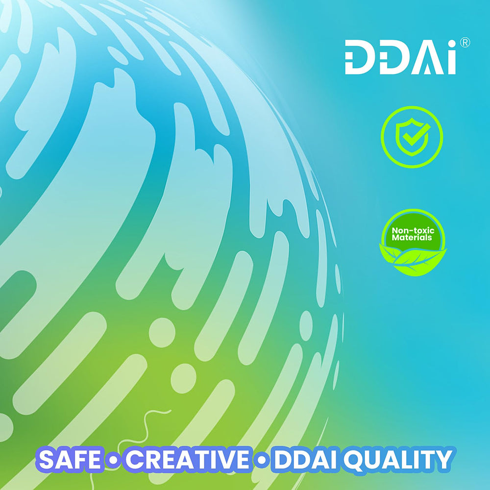 DDAI stay organized craft kit image emphasizes mess-free setup and quick cleanups