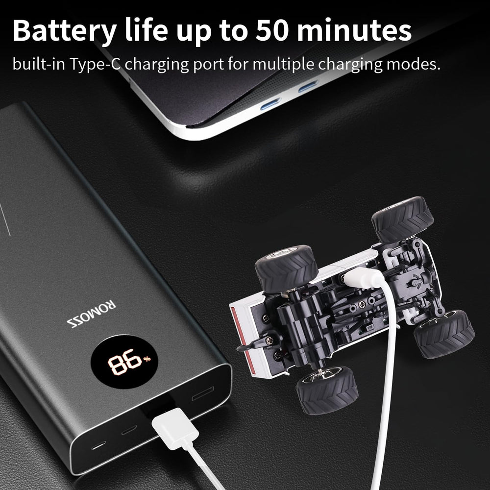 DDZOOU Mini RC Truck app control lets you drive with your smartphone.