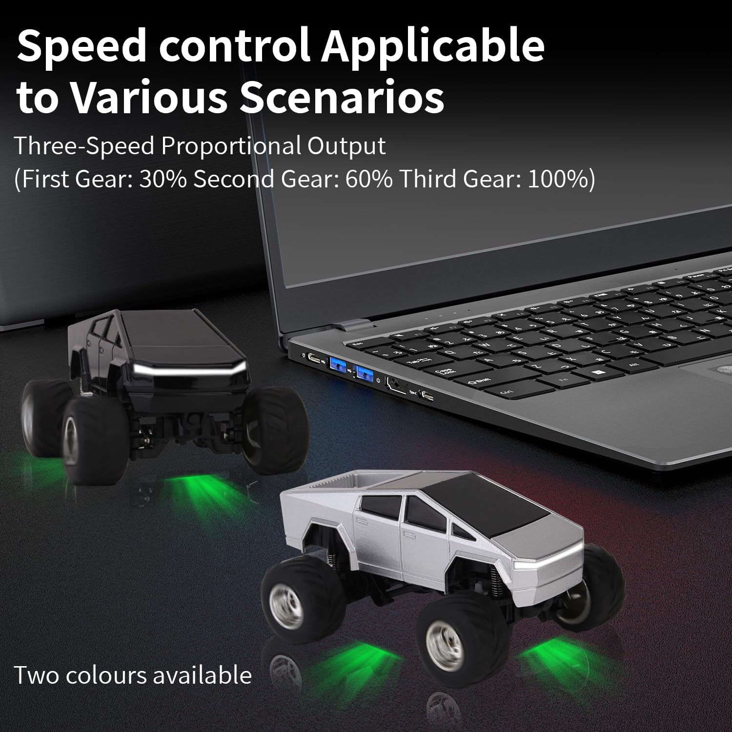 DDZOOU Mini RC Truck compact design enables easy transport for travel.