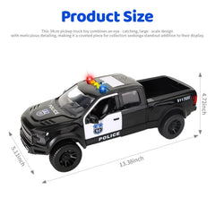 DDZOOU police pickup toy with paddle ready for river explorations.
