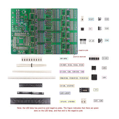 D DZRCOXI FR-4 circuit board detail emphasizes high-quality surface for easy soldering