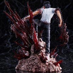 DEAMNAI Denji figure in motion pose enhances desk or cabinet decor