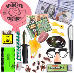 DEANCO Prank Kit whoopee cushion delivering classic laughter.
