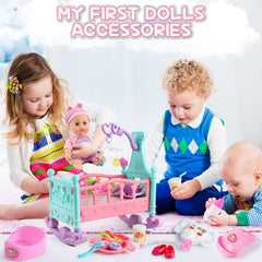 deAO 14-inch baby doll for gentle nurturing play