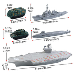deAO army men figures help create troops and convoy scenarios