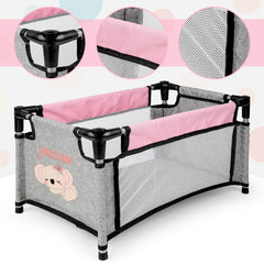 deAO baby doll bib protects outfits during pretend meals.