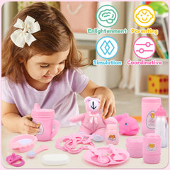 deAO feeding accessories for dolls supporting realistic pretend meals
