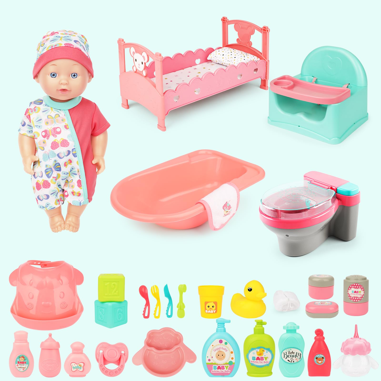 deAO duck accessory completes bath-time and story-telling play scenarios