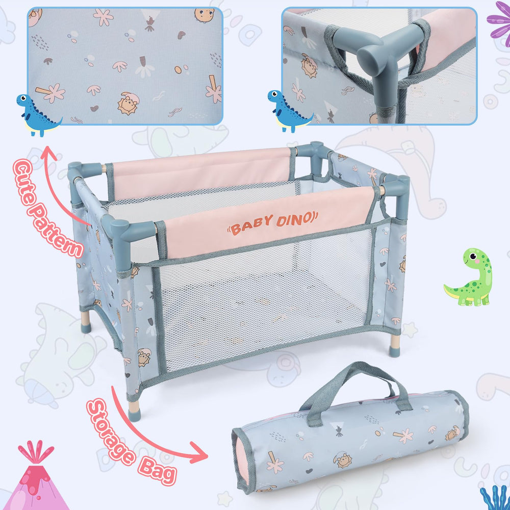 deAO baby doll set travel bag for easy transport