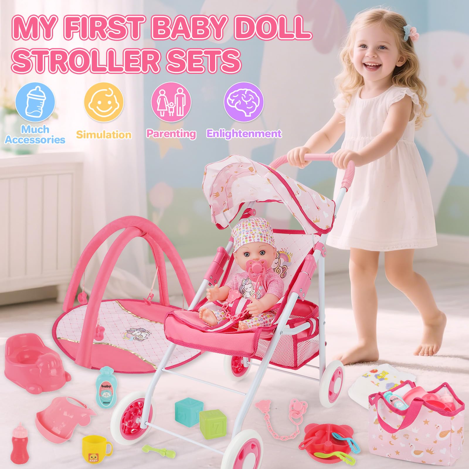 DeAO 12-inch doll for lifelike storytelling and cuddles.