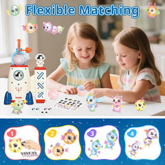DeAO DIY Balloon Kit 3D eyes and stickers help finish unique animals.