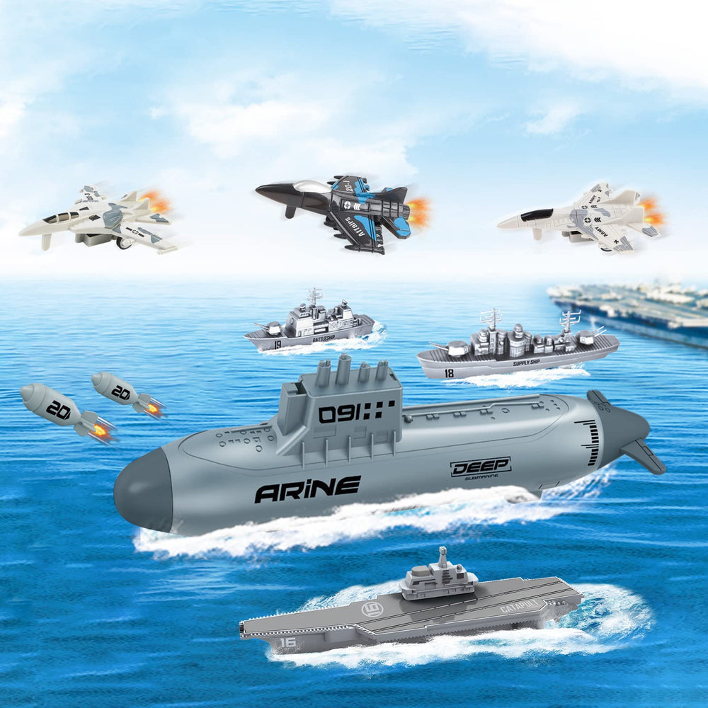 deAO battleships and planes set ideal for action-filled pretend battles