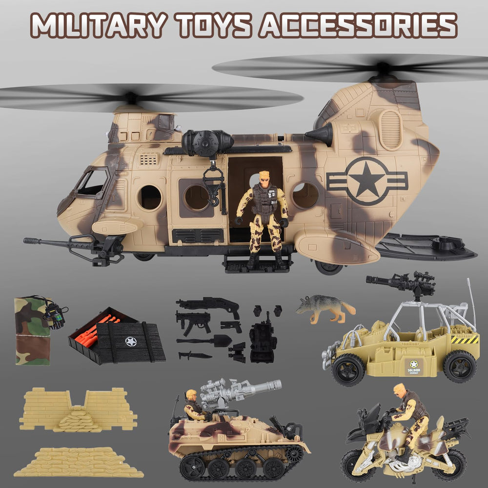 DeAO combat truck with lights and sound enhances action scenes