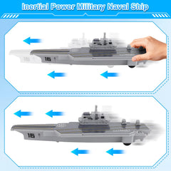 deAO detailed battleship model offers sturdy realism for pretend sea battles