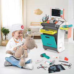 deAO Doctor Kit storage tray keeps accessories organized after playtime.