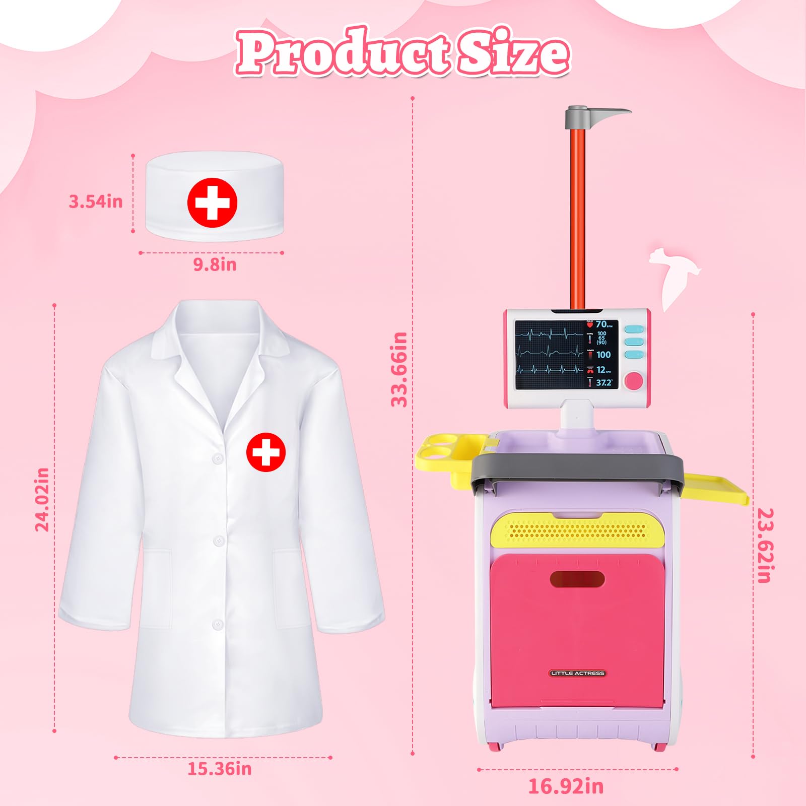 deAO Doctor Kit thermometer enables pretend medical checks