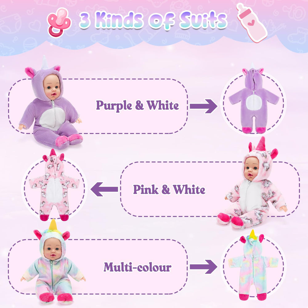 deAO premium cotton outfits provide durable, colorful dress-up options.