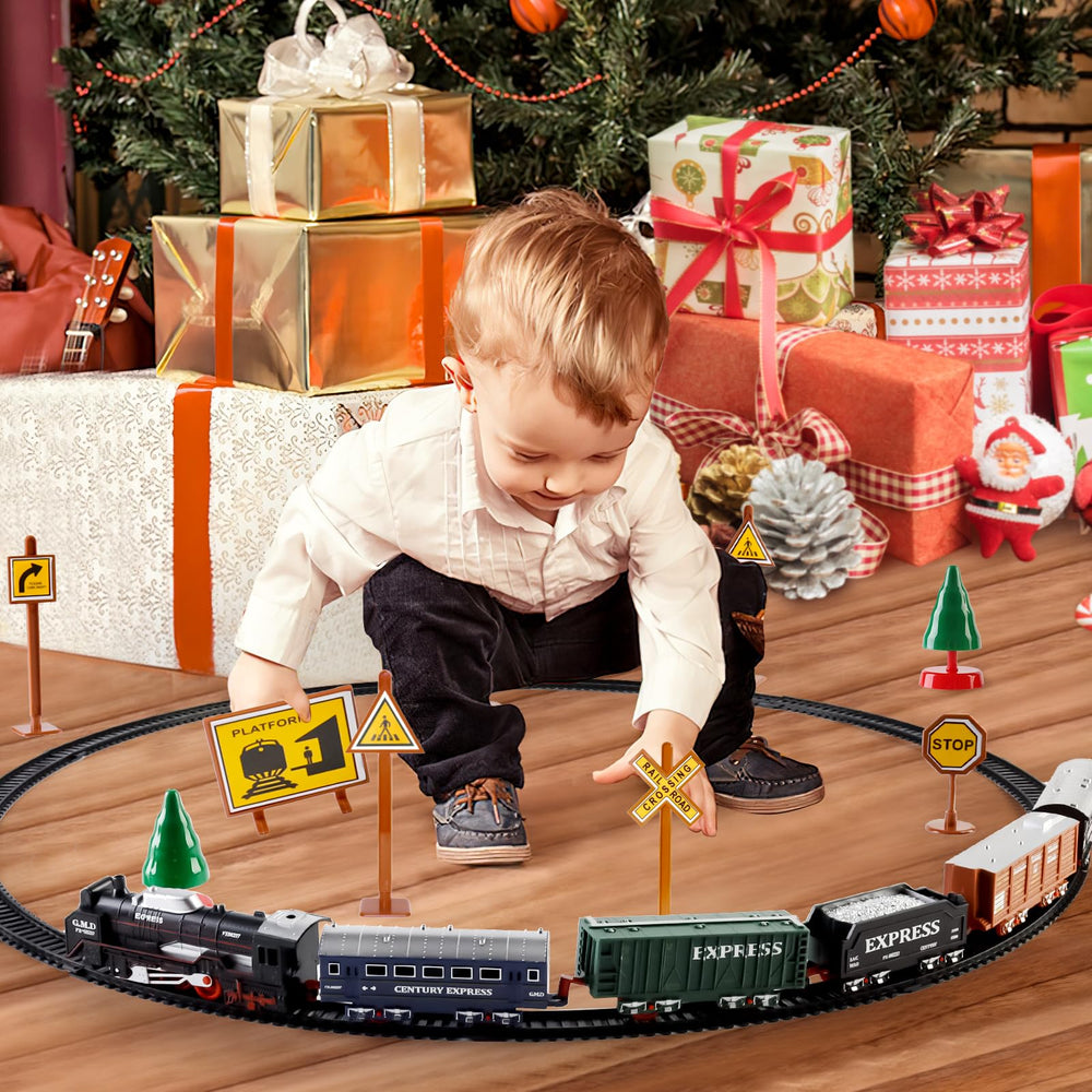 deAO Electric Train with Lights enhances engaging play sessions