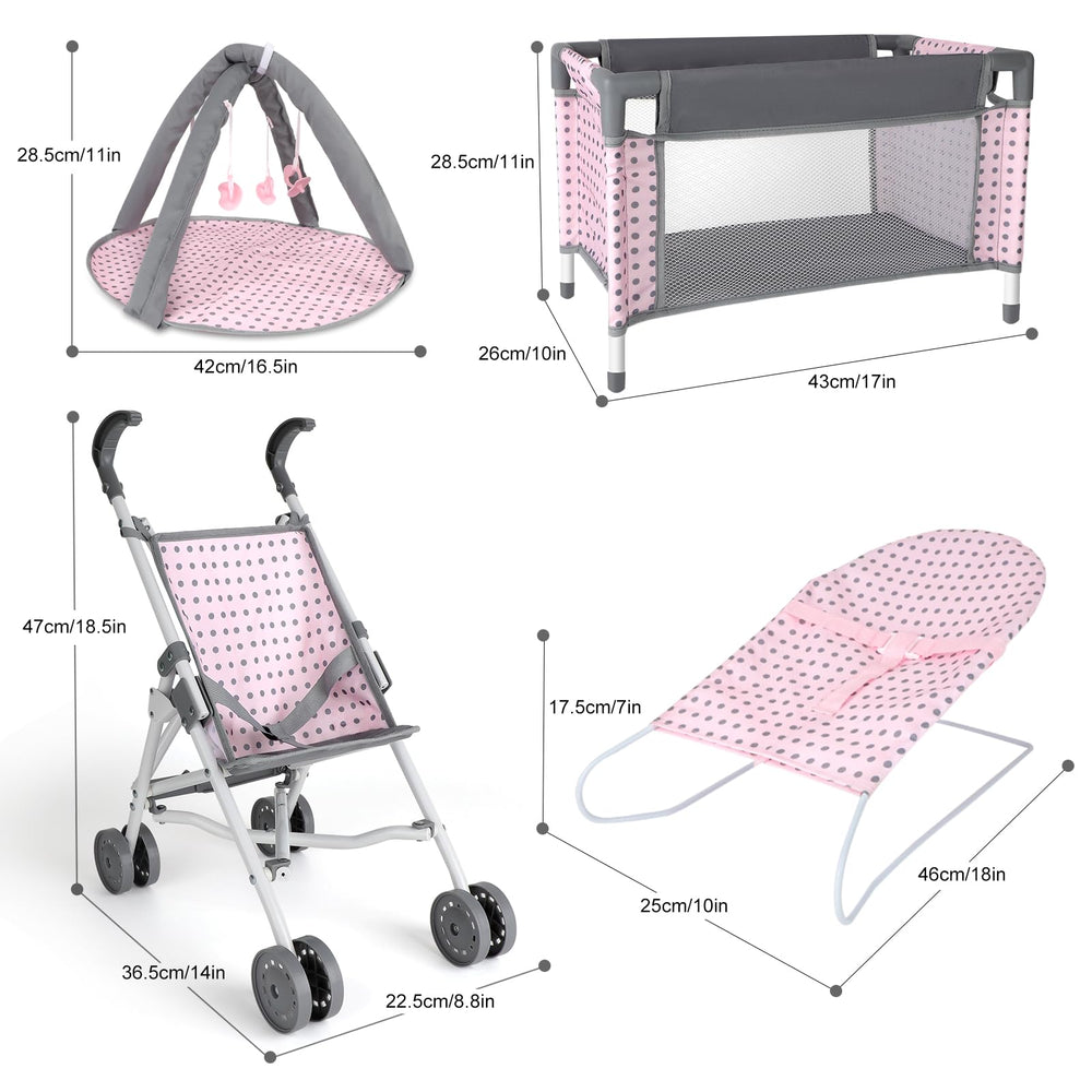 deAO foldable stroller ensures quick setup and compact storage