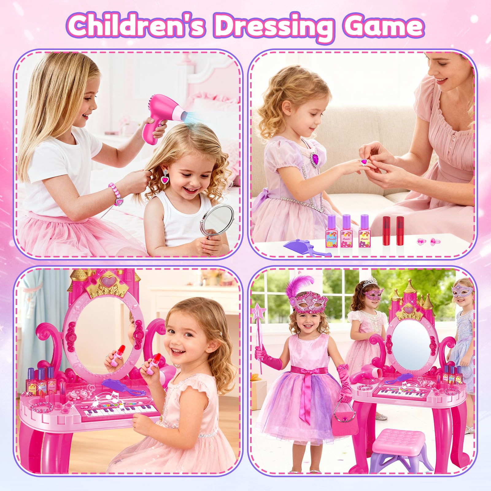 deAO gift-ready vanity set is ideal for birthdays and holidays.
