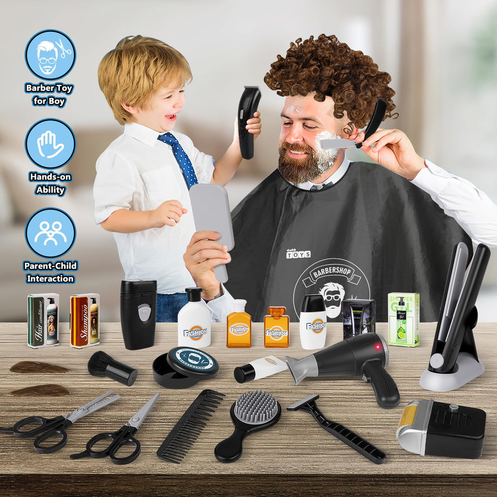 deAO Hair Dryer toy with vocal function adds realistic role-play for kids