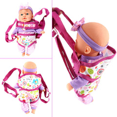 deAO Kids baby carrier: convenient to simulate baby handling during role play.