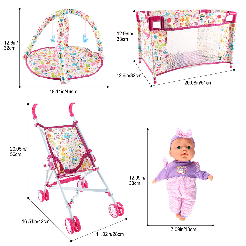 deAO Kids changing accessories: supports dressing and caregiving scenarios imagination.
