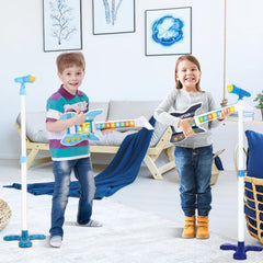 deAO Kids eight rhythms control buttons blue support varied musical styles