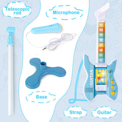 deAO Kids playing session blue captures family singing and creative exploration