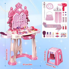 deAO Vanity with lights and music creates a magical grooming moment