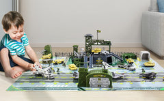 deAO Military Base Set play mat detail supports strategic planning.