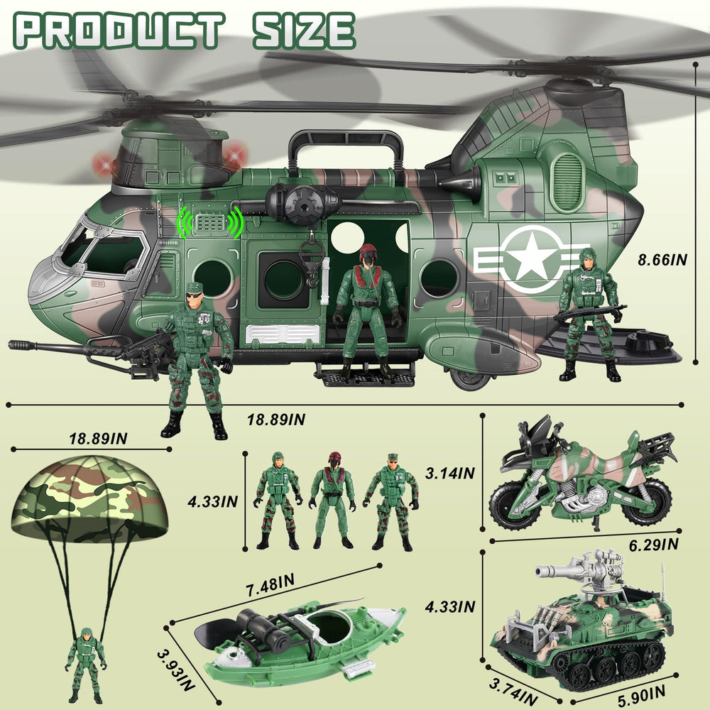 deAO military motorcycle toy adds fast-action mobility
