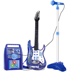 deAO Musical Guitar Play Set front view showing kid-friendly design for creative play