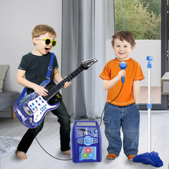 Packaging box for the deAO Musical Guitar Play Set makes a great gift
